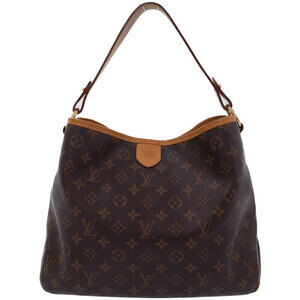 Louis Vuitton Monogram Leather Brown Delightful Semi Shoulder Bag